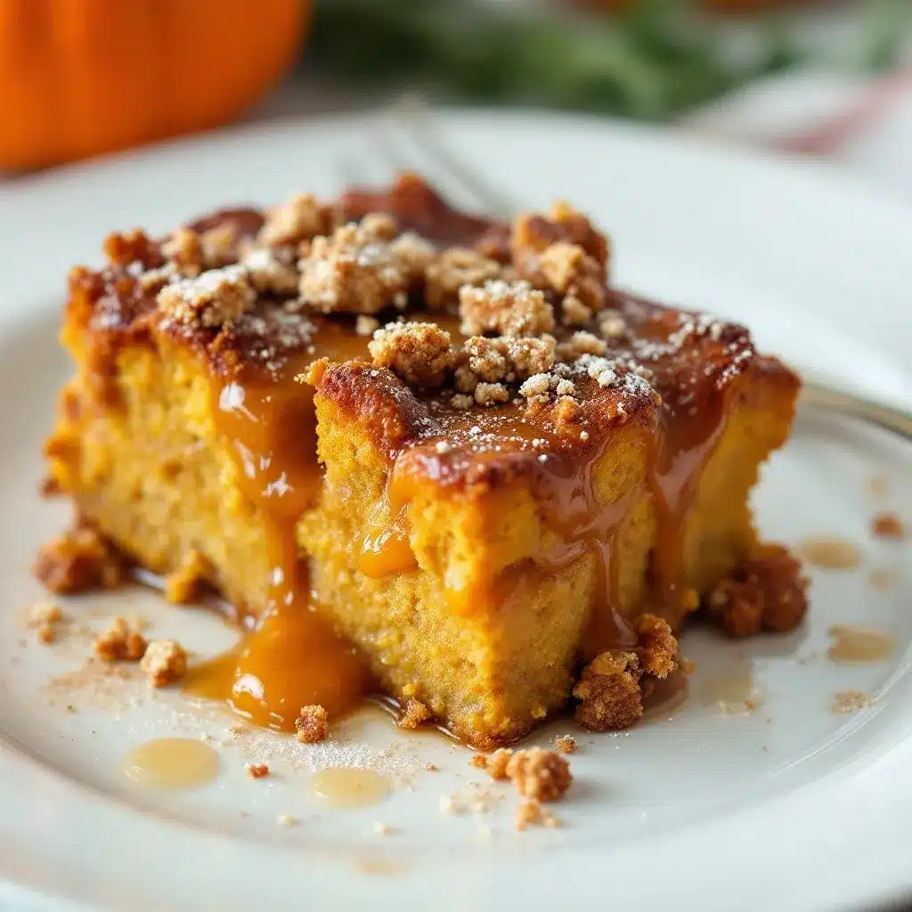 pumpkin spice french toast casserole preparation steps