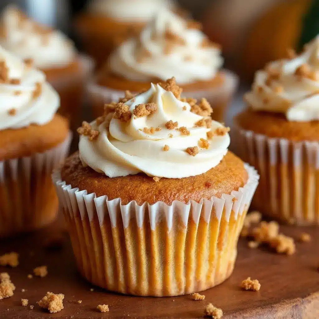 Pumpkin Spice Thanksgiving Cupcakes preparation steps