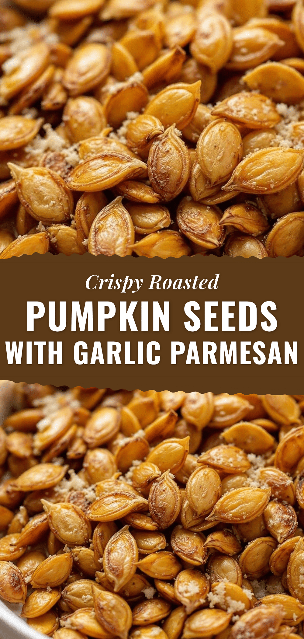 roasted garlic parmesan pumpkin seeds recipe