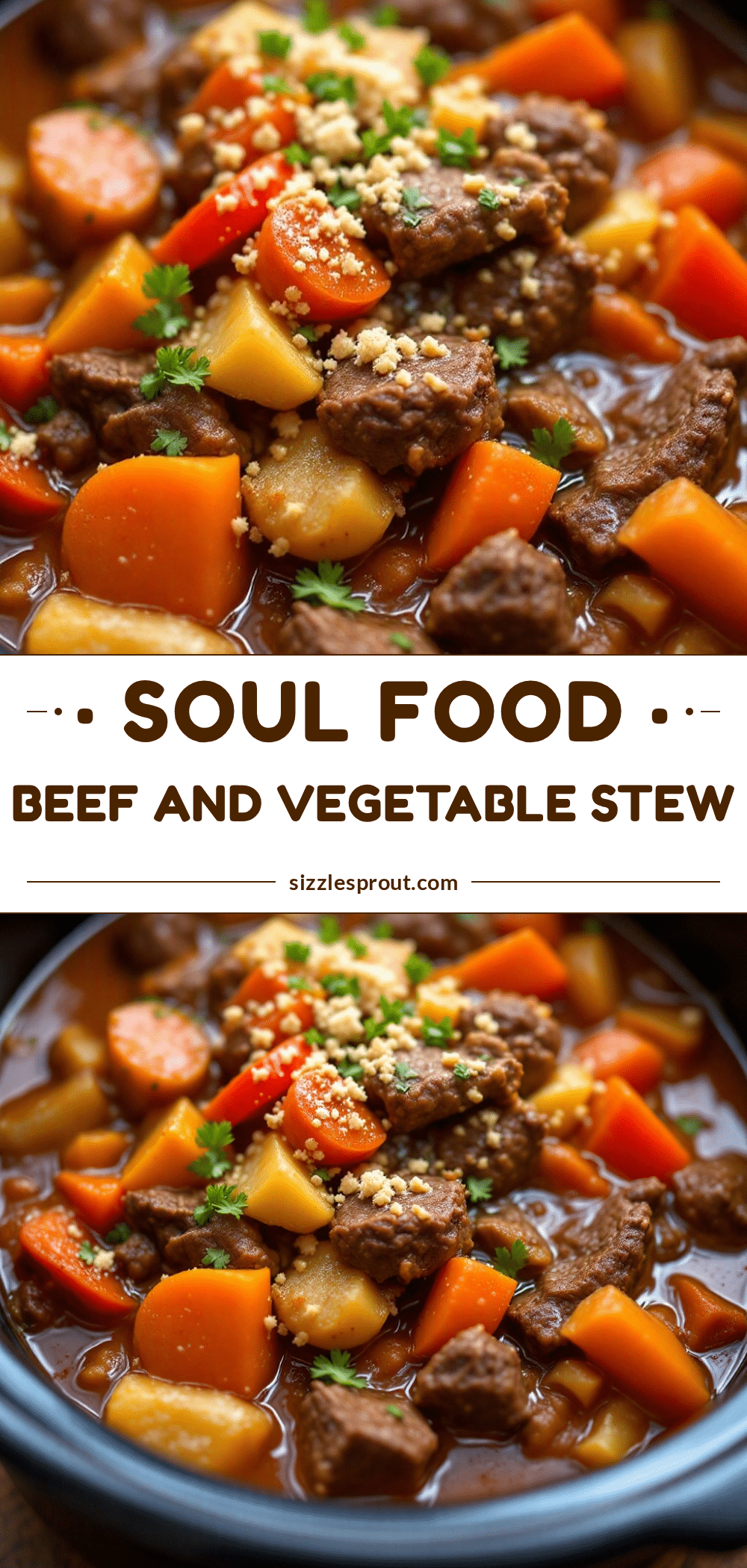 slow cooker beef and vegetable stew recipe
