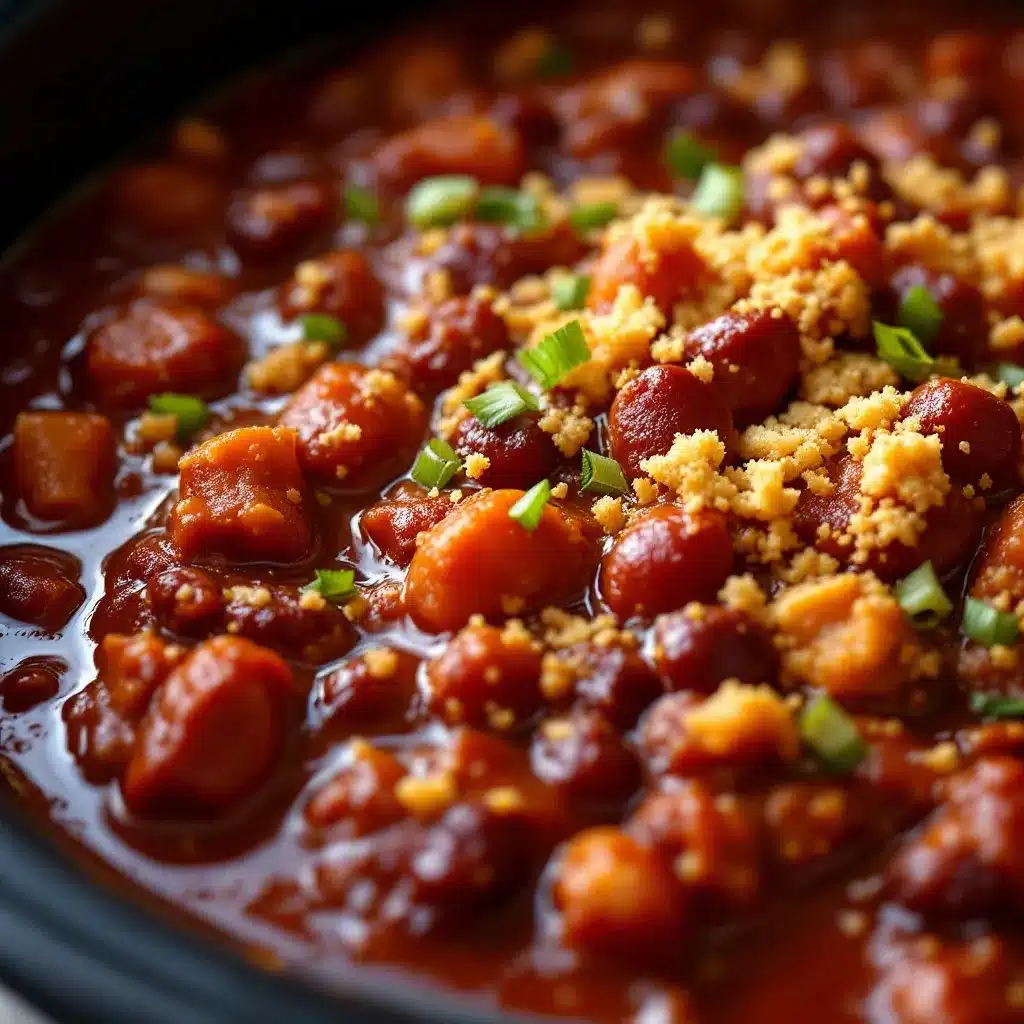 slow cooker chili with dark beer preparation steps