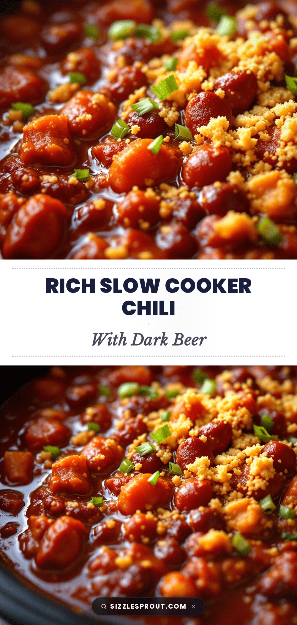 slow cooker chili with dark beer recipe