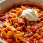slow cooker lasagna soup with ricotta - featured image