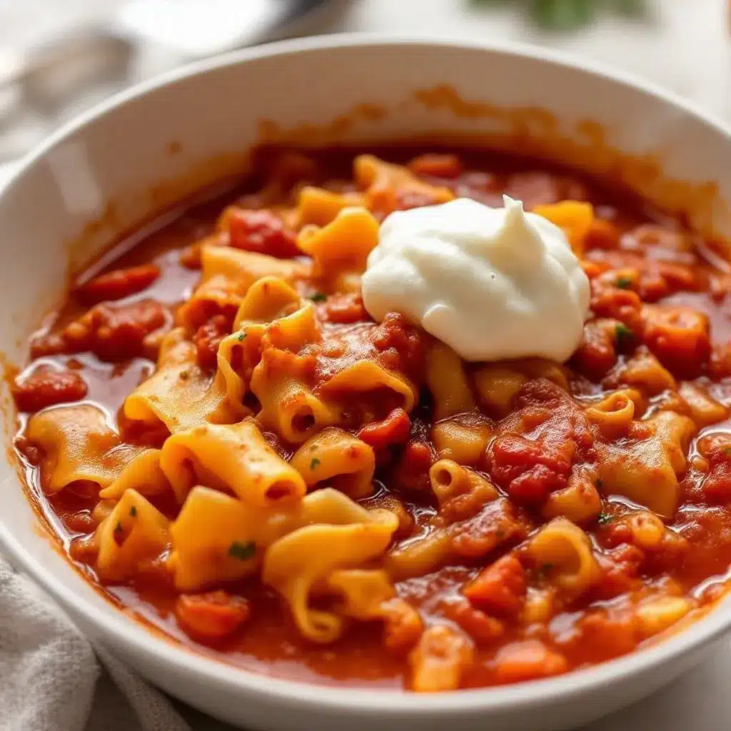 slow cooker lasagna soup with ricotta preparation steps