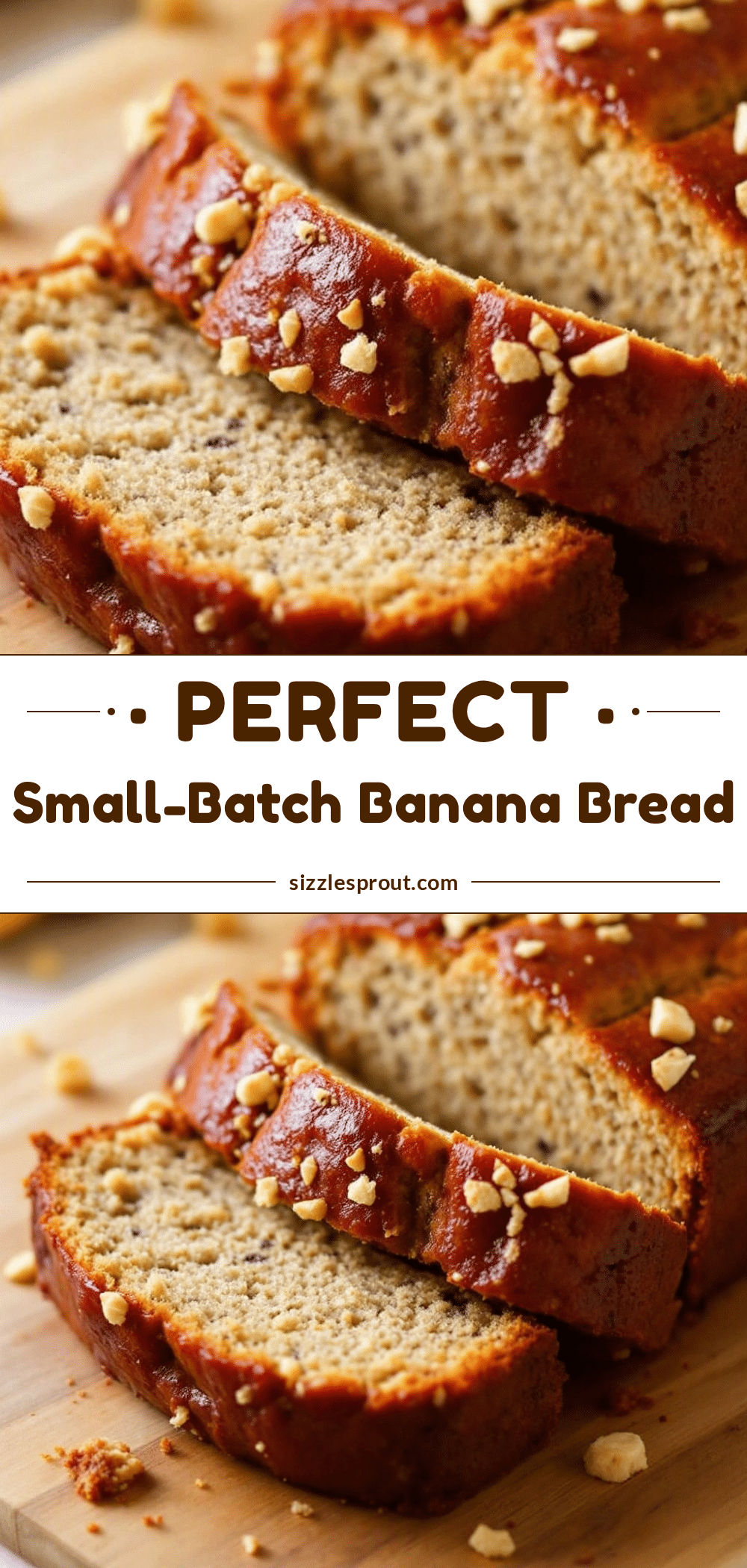 small-batch banana bread recipe