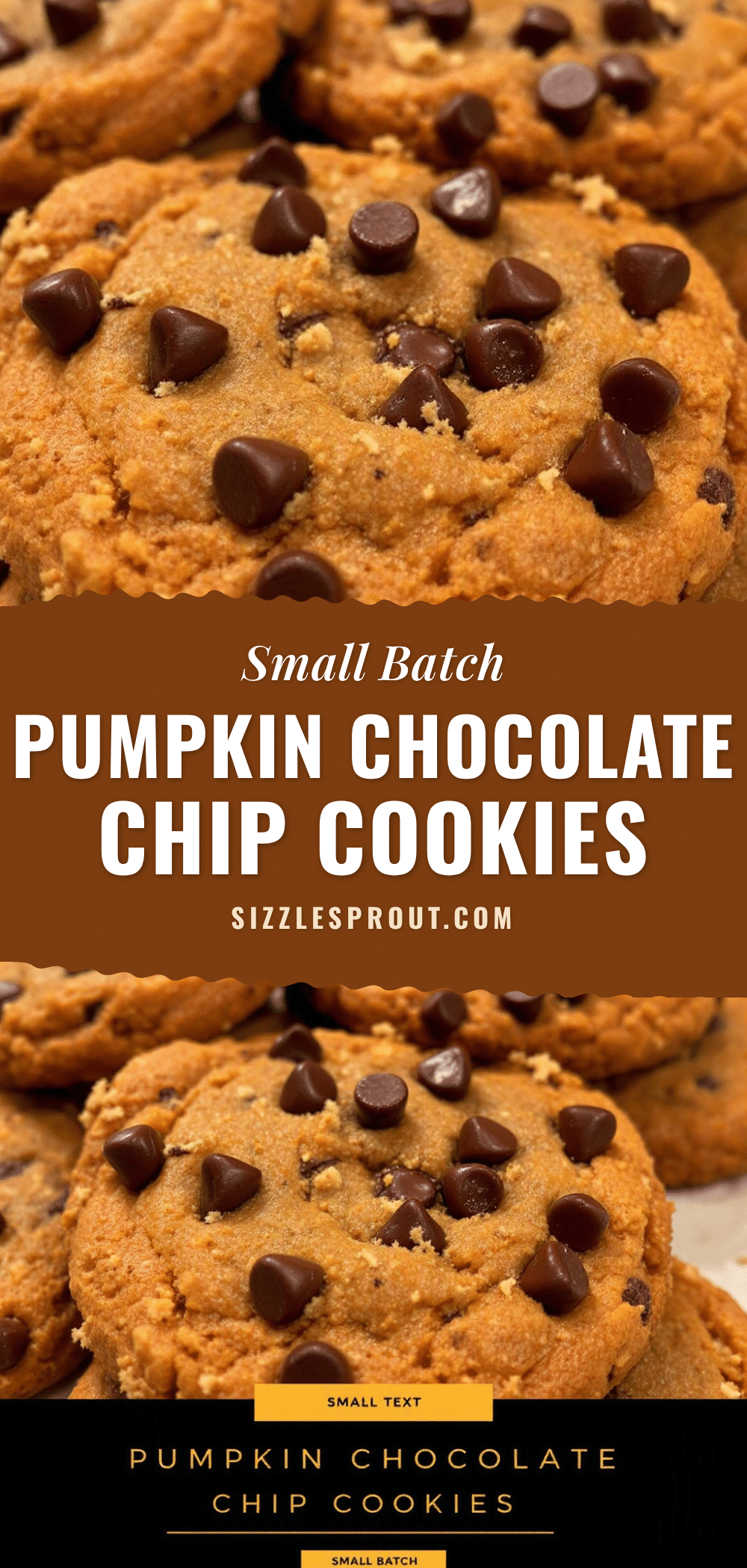 Small batch pumpkin chocolate chip cookies recipe