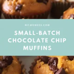 small-batch pumpkin chocolate chip muffins - featured image