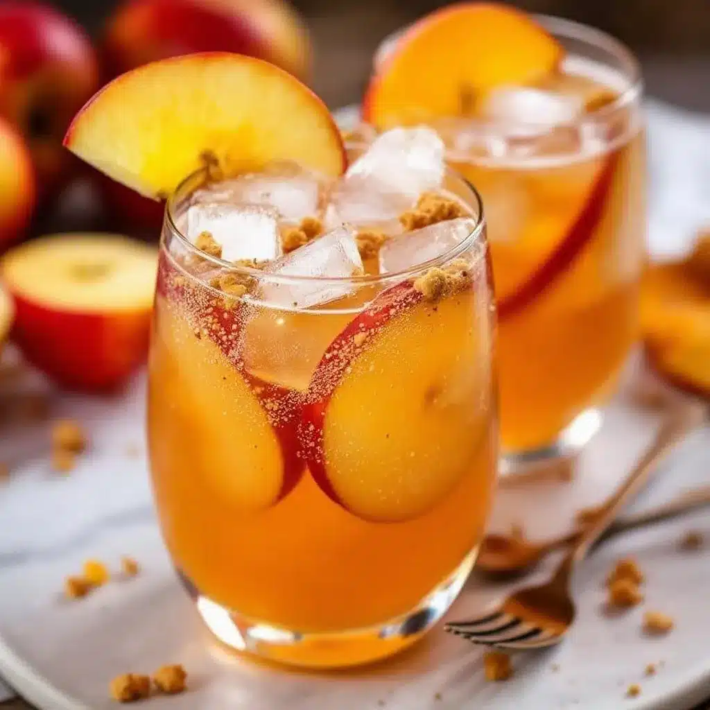 sparkling apple cider mimosas preparation steps