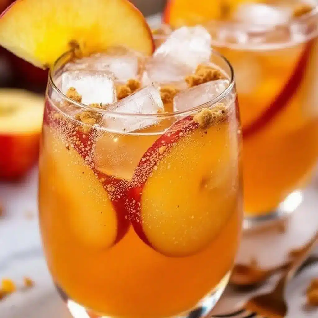 sparkling apple cider mimosas - featured image