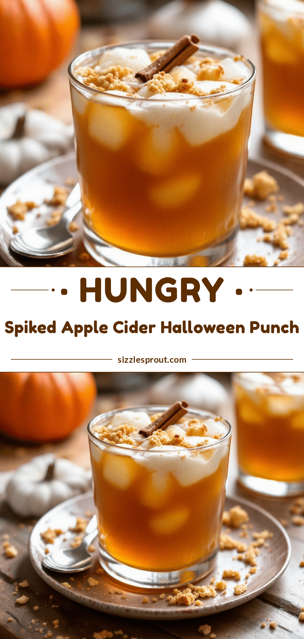 spiked apple cider halloween punch recipe