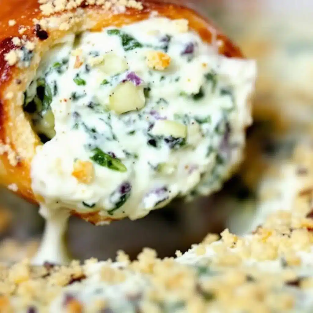 spinach artichoke pretzel twists - featured image