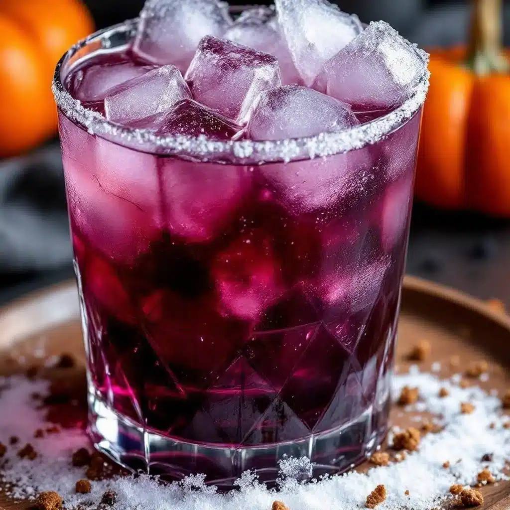 Spooky Smoky Witches Brew Halloween Cocktail - featured image