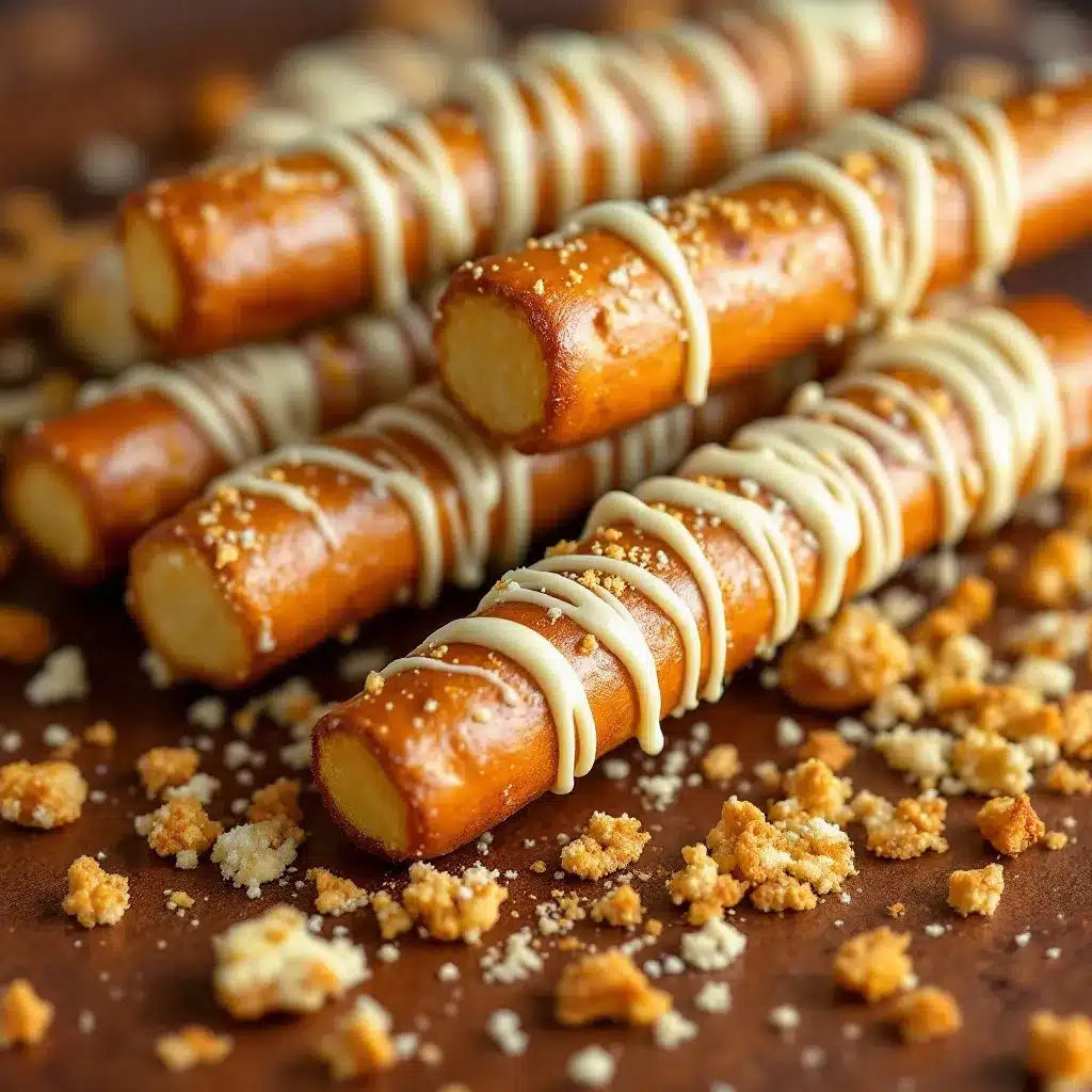 Witch Finger Pretzel Rods preparation steps
